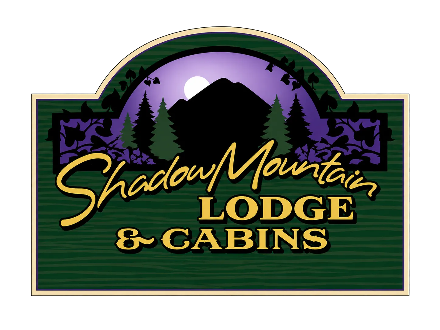 Shadow Mountain Lodge Main Menu Logo